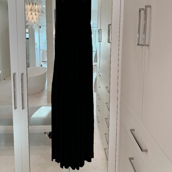 Lanvin Été 2012 Dramatic Black Maxi Dress - Size 6 - Picture 9 of 11